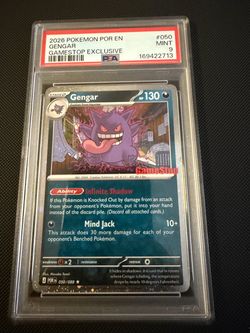 GameStop promo Gengar psa 9