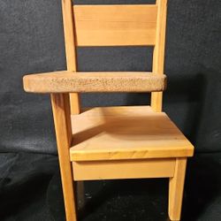 Wood School Desk Chair for Play, Displaying Dolls, Or Bears