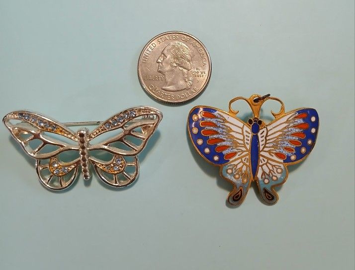Butterfly Brooches Lot