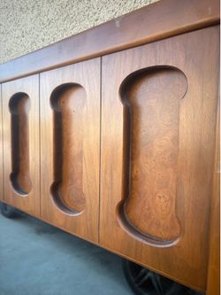 Mid-Century Modern Kent Coffey Walnut Mirror