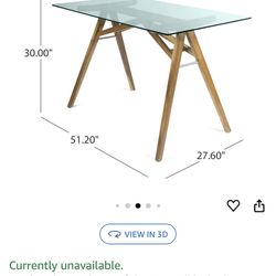 Glass Desk
