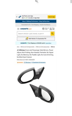 Mazda 6 left and right mirrors