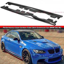 08-13 BMW E92 M3 Carbon Fiber Side Skirt Extensions