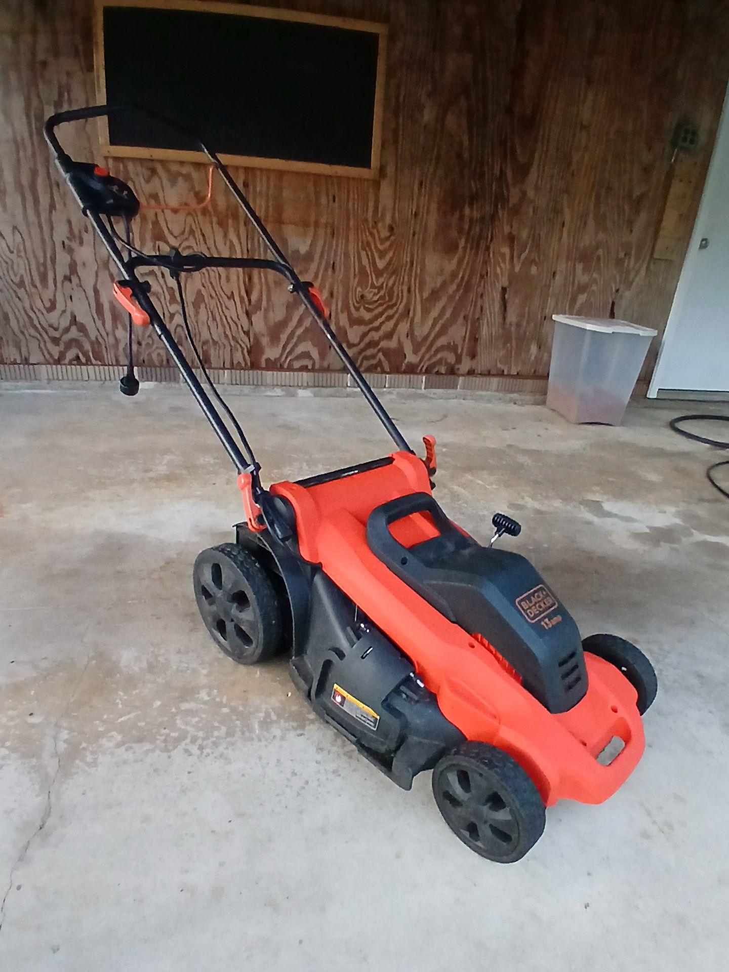 Black & Decker 20 in. 13 AMP Corded Electric Walk Behind Push Lawn Mower