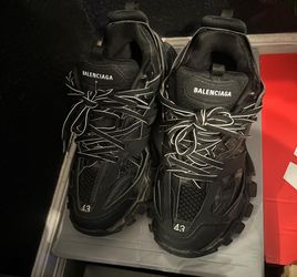 BALENCIAGA Track Black Led Lights