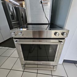 KITCHENAID ELECTRIC SLIDE IN STOVE STAINLESS STEEL 