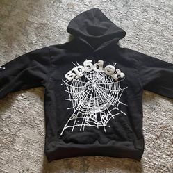 Black And White Sp5der Hoodie