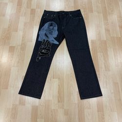 SKYS DA LIMIT CHARCOAL RHINESTONE JEANS 