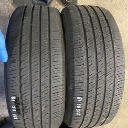 Pair Tires 225 55 18