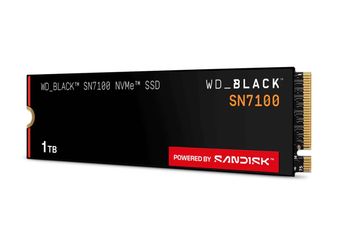 New Sandisk WD Black 1TB SSD NVM3 fast storage and gaming drive newest version!