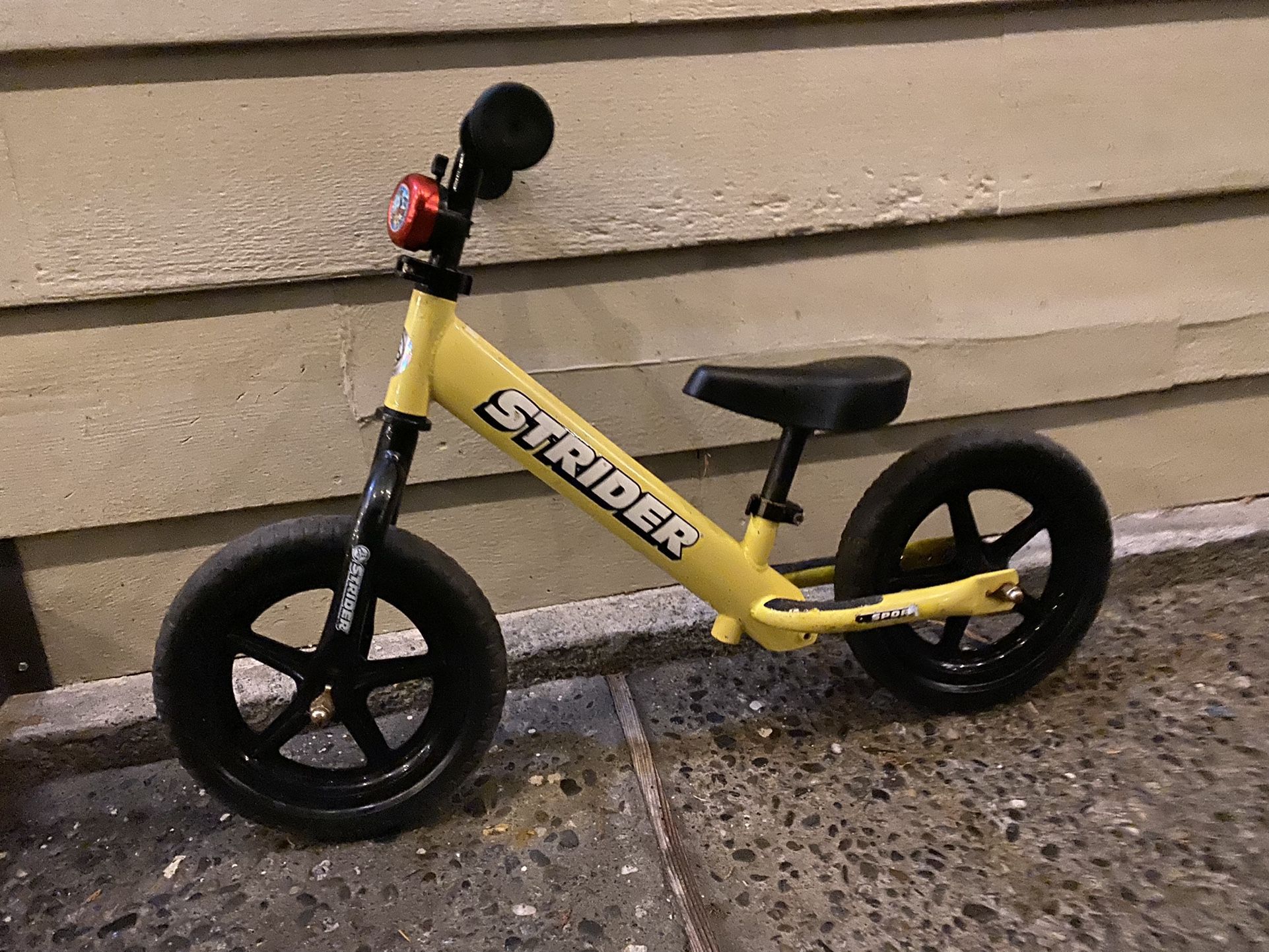 Strider Bike Yellow 12inch