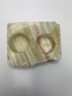 Raw Alabaster Tealight Candel Holder