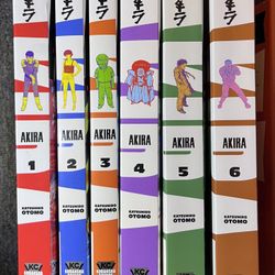 Akira Manga Volumes 1-6