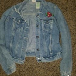 Girl Size 10/12 jean Jacket 