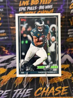 2026 Topps Flagship Saquon Barkley #91TF-19 1991 35th Anniversary Eagles