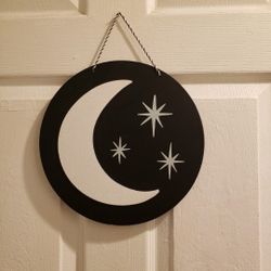 Sign Decoration Of Moon & Stars
