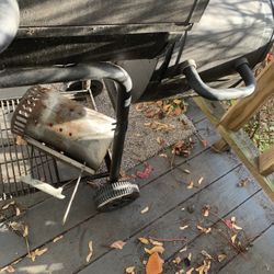 NEX CHARCOAL GRILL WITH SMOKER CAN