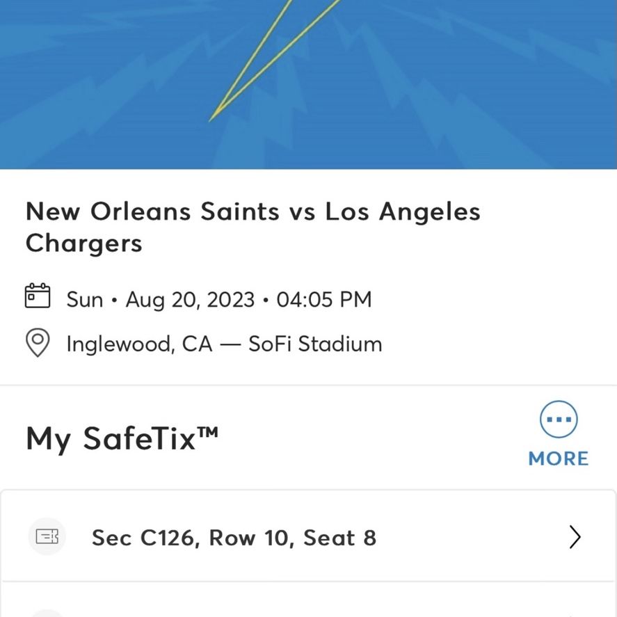 Saints Vs Chargers Tickets for Sale in Los Angeles, CA - OfferUp