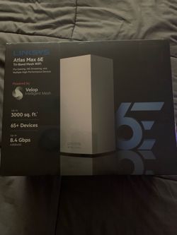 New Sealed Linksys Atlas Max 6E Triband Wifi Mesh