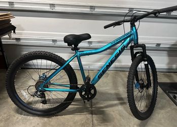 Blue women mountain bike