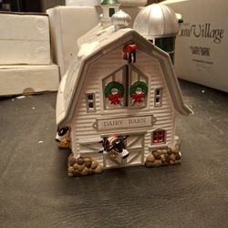 The Original Snow Village Dairy Farm