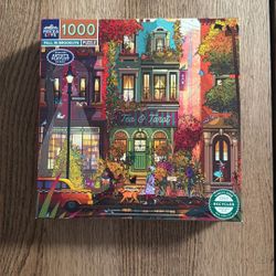 Eeboo 1000-Piece Puzzle “Fall in Brooklyn” (23” x 23”)