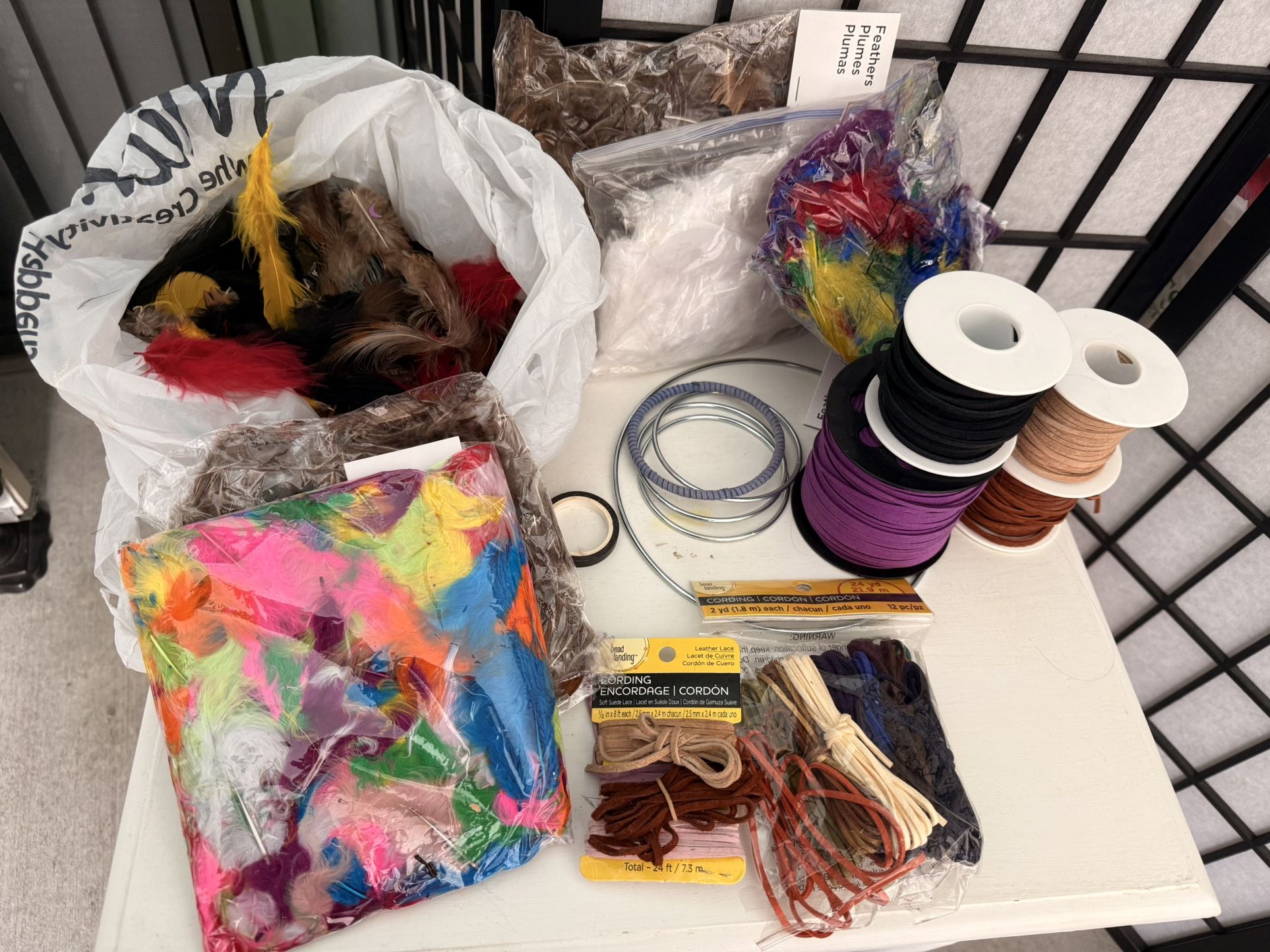 Supplies To Make Dream Catchers!