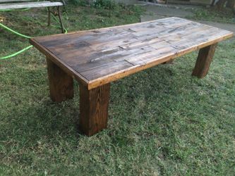 Rustic coffee table