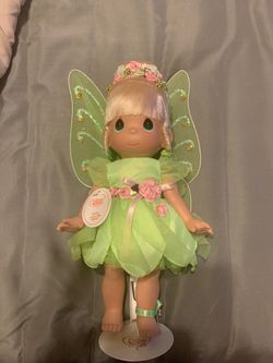 Precious Moments Tinker Bell with autographed
