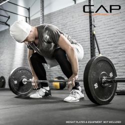 CAP Barbell 2-Inch Eco Olympic 7 ft (86") Chrome Barbell Bar - 7' (86") Length  2" Ends