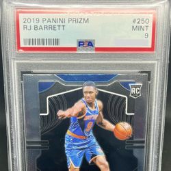 2019 Prizm RJ Barrett Rookie PSA 9 Mint!