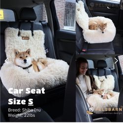 New Dog Car Seat Comes With A Saftey Leash Color: Beige Or Dark Gray 