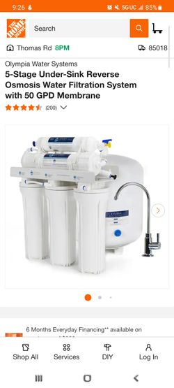 Olympia Water Filtration System