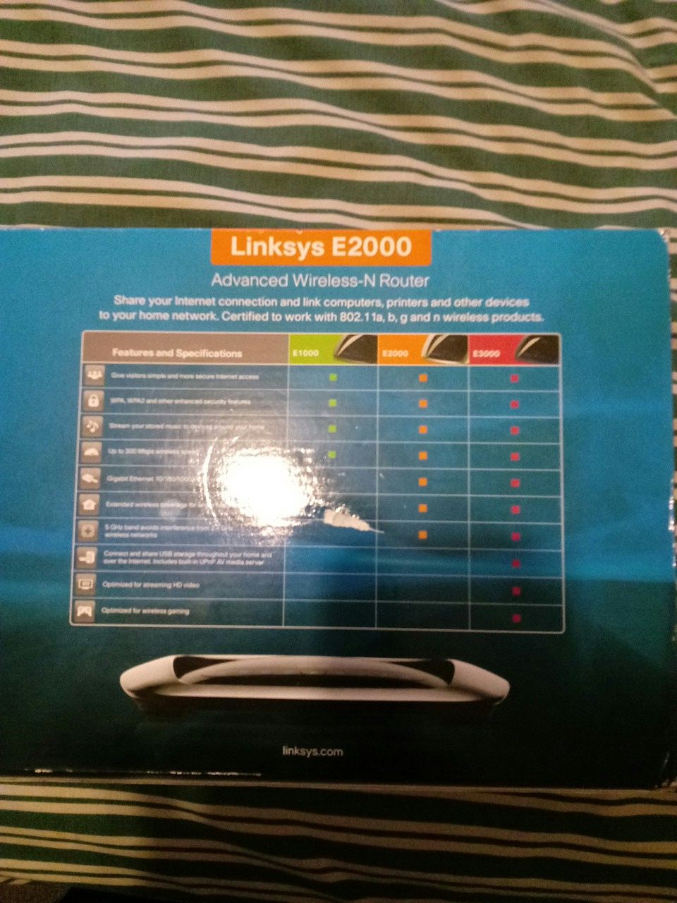 Cisco Linksys E2000 wireless router