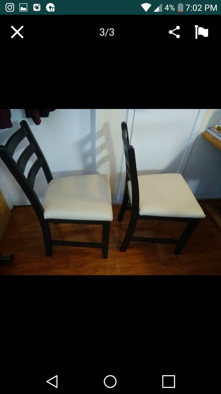 Sturdy chairs $20 for both