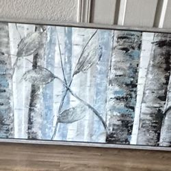 Aspen Trees Forest Canvas painting 