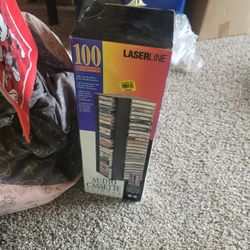 Laserline 100-Capacity Rotating Audio Cassette Spinner – Vintage 90s – Model AC1005