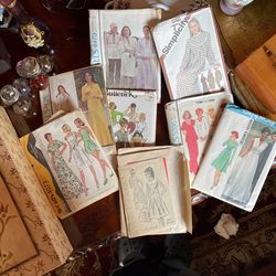 Vintage Retro Sewing Patterns For Women Clothes