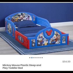 Bed/ Mickey Mouse Toddler Bed Frame/ Mickey Mouse/ Kids/ Toys/ Furniture/ New