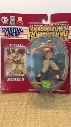 Rogers Hornsby figurine and card