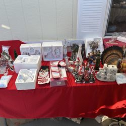Vintage Christmas Decorations Yard Sale Today Sunday 