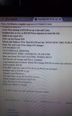 New and Used Tires