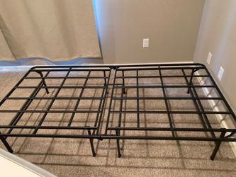 Total Comfort Canterbury Pillow Top Twin Mattress and Metal Frame