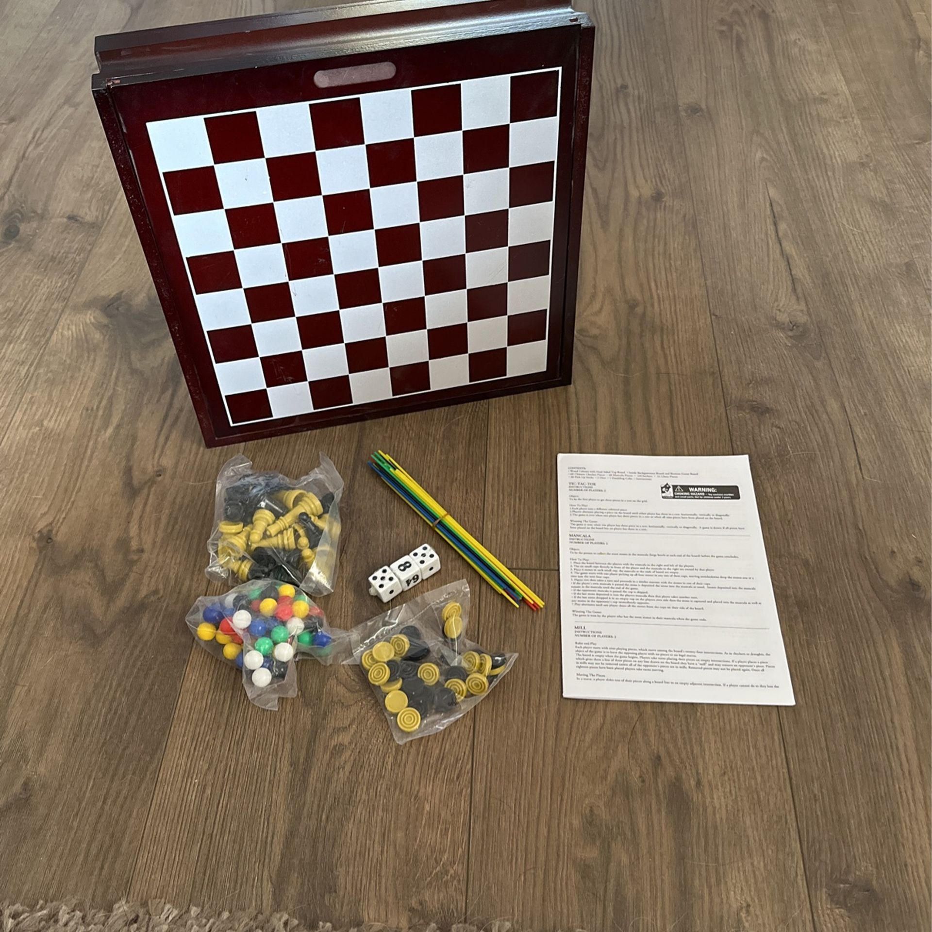Vintage Wooden Board Games