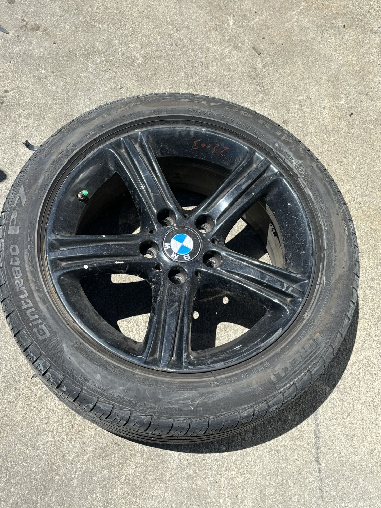 17” BMW 328i 428 330 325 OEM Wheels black F30 E90