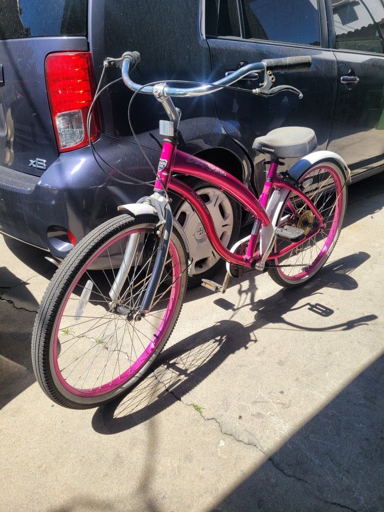 Pink Cruiser Bike 26"