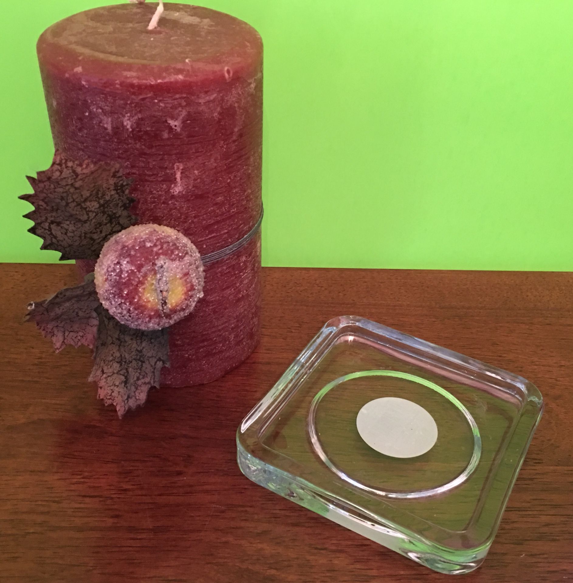 Clearance🔺NEW Pillar Candle & 2-Sided Holder