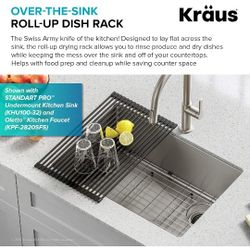New Kraus Over The Sink Drying Rack 