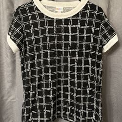 Lularoe Black & White Shirt 
