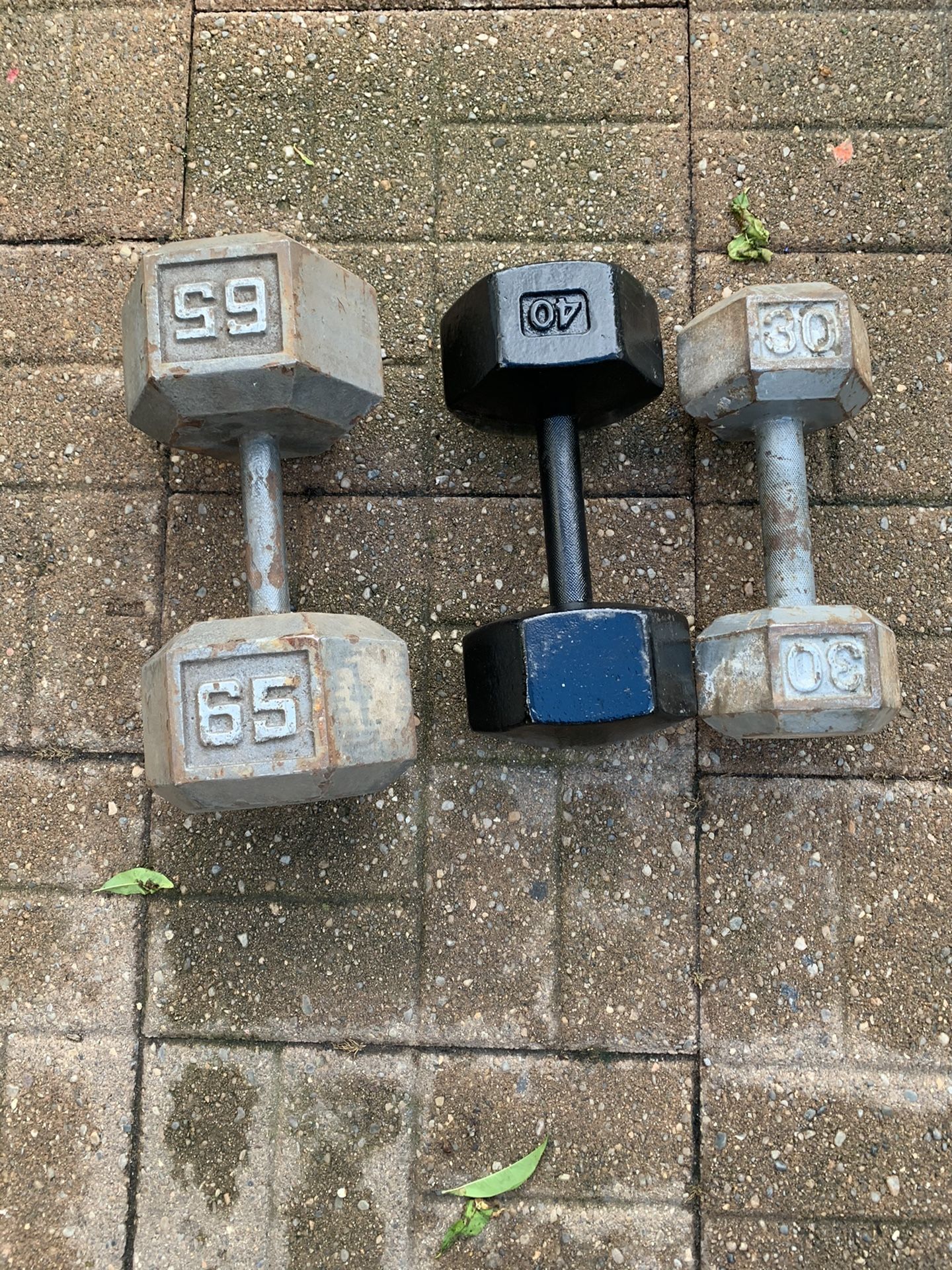 Dumbbell weight